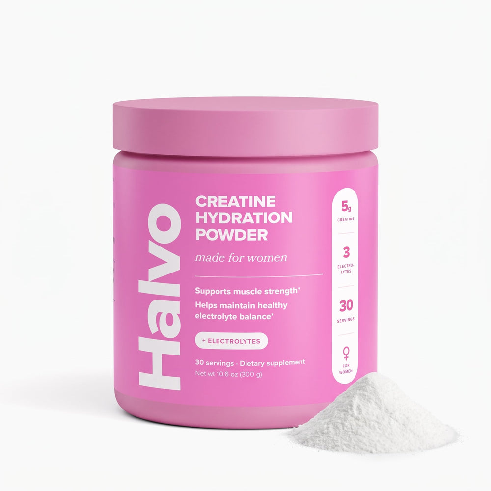 Halvo Creatine Hydration Powder for women, 30 servings