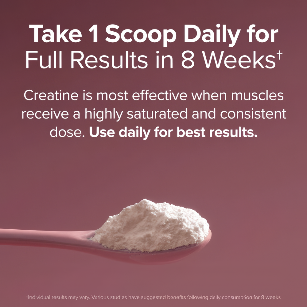 Take 1 scoop daily for full results in 8 weeks