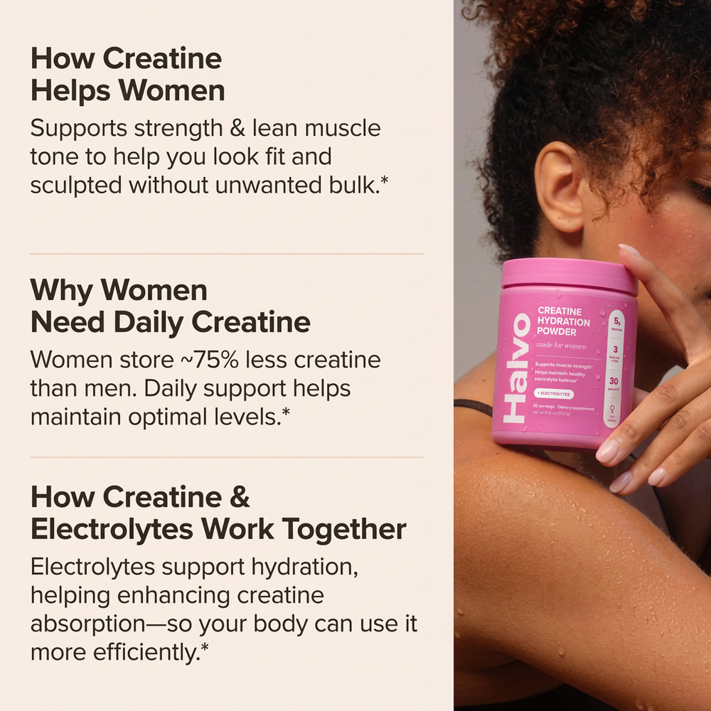 How creatine helps women